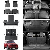 HOUCLEMIC Floor Mats for 2020-2026 Ford Explorer Accessories 6 Seats Set