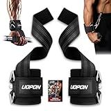 Weight Lifting Straps with Rings, 2 in 1 Wrist Straps for Weightlifting and Cable Machine with Double Triangle Rings and Non-slip Latex Thread, Lifting Cuffs for Home Gym Workout