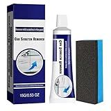 Car Scratch Remover, 2025 New Scratch Remover for Vehicles, Car Scratch Repair Paste, Car Scratch Remover Kit with Wipe Sponge, Car Polishing Wax for Vehicles Deep Scratches (1Set)
