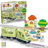 LEGO DUPLO Town Interactive Adventure Train Set - Building Toy for Toddlers, Boys and Girls, Ages 2+ - Learning Train Toy Playset with Lights and Sounds - Gift for Birthdays and Holidays - 10427
