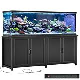 GDLF 180-200 Gallon Large Fish Tank Stand,Furniture-Style Aquarium Stand