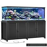 GDLF 180-200 Gallon Large Fish Tank Stand, Aquarium Stand with 72"*24" Tabletop Fits 125/150/180/200 Volumns Aquariums,2200LBS Capacity Heavy Duty