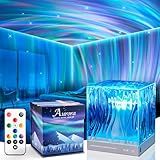 Teen Girl Gifts Trendy Stuff Northern Lights Projector, 18-Color Birthday Gifts for Teen Girls Graduation Gifts for Girls Lava Lamp Aurora Light Projector for Bedroom, Mood Lighting Room Decor