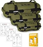 Elite Sports Workout Sandbag for Versatile, Intensive Core Muscles Fitness, Strength Training with Strategic Handle Placement (Unfilled)