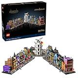 LEGO Harry Potter Diagon Alley Wizarding Shops Building Set for Adults - Collectible Kit for Harry Potter Fans with 12 Microfigures - Gift Idea for Men, Women, Fans - 76444