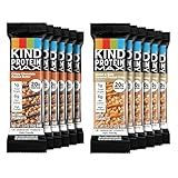 KIND Protein MAX Variety Pack, High Protein Bars, Keto Snacks, 1g Sugar, 20g Protein, (6) Crispy Chocolate Peanut Butter (6) Sweet & Salty Caramel Crisp, 12 Count Pack