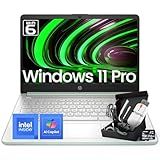 HP 2025 14 Inch Ultra Light Laptop, Stylish Willow Green, Intel Processor N150, 16GB RAM, 384GB Storage(128GB UFS+256GB MSD), Wi-Fi 6, Windows 11 Pro, Copilot Key, w/Accessories