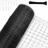 KLEWEE Bird Netting, 7.5 x 25 FT Heavy Plastic Duty Garden Netting to Protect Fruit Trees, Plants and Vegetables Against Birds, Deer, Squirrels and Other Animals