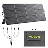 MARBERO 200W Portable Solar Panel for Power Station & DC Devices 200 Watt Foldable Solar Charger >23% High Efficiency IP68 Waterproof Compatible with Solar Generator for Camping RV Outdoor Cloudy