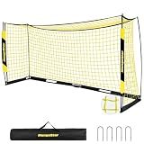 MangoStar Soccer Goal 12X6 FT Soccer Goals for Backyard Portable Soccer Net