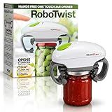 Robotwist Automatic Jar Opener, Deluxe Model with Improved Torque, Robo Twist Kitchen Gadgets for Home, Electric Handsfree Easy Jar Opener – Works on All Jar Sizes, As Seen on TV