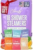 Cleverfy Shower Steamers Aromatherapy for Women and Men - Self-Care Shower Bombs for Stress Relief and Relaxation - 18 Tablets