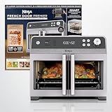 Ninja French Door Premier Air Fry Oven, 10-in-1, 20.3 Qt, Stainless, FO101