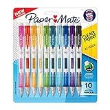 Paper Mate Clearpoint Mechanical Pencils, 0.7mm HB #2 Pencil Lead, 2 Pencils, Assorted Fashion Barrel Colors, 10 Count - Back to School Essentials, Note-Taking, Teacher Supplies