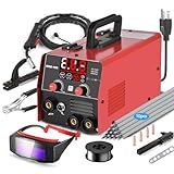 XR MARKET 160Amp 3 IN 1 Welder, Flux Core Welder/Lift TIG/Stick Welding Machine, Auto Darkening Welding Glasses MIG Welder, Portable MINI Welder Machine 110V, Gasless MIG Welder with IGBT Inverter