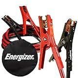 Energizer Heavy Duty Jumper Cables for Car Battery, Automotive Booster Cables for Jump Starting Dead or Weak Batteries with Carrying Bag Included (25-Feet (1-Gauge))