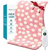 ALLJOY King Size Heating Pad for Back Pain Relief, 33”x 17” Extra Large Heating Pad for Period Cramps, FSA Eligible HSA, Portable Heat Pad for Neck and Shoulders, Birthday Gifts for Women Men Mom Dad