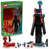 LEGO Minecraft The Enderman Tower Building Toy for Boys & Girls - Video Game Building Set for Kids, Ages 9+ - 2 Toys in 1 for Player Vs. Player Pretend Play - Gift Idea for Gamers - 21279