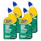 Zep Acidic Toilet Bowl Cleaner - 32 oz (Case of 4) - ZUATBC324 - Experience the Ultimate Cleaning Power with Our 2x Thicker Clinging Formula, Designed to Deliver a Professional-Quality Clean