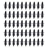 Hedume 50 Pack Bottle Pourers, Free Flow Pourers, Liquor Bottle Pourers Perfect for Pubs, Clubs, Restaurants, Bars, Coffee Shops and Diners
