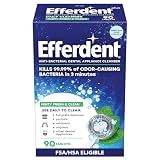 Efferdent Denture Cleaner Tablets, Minty Fresh & Clean, 90 Count