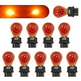 CCNU 3157 Bulb, Brake Light Bulb High Brightness Tail Turn Signal Reverse Light Replacement 3157 led Bulbs Amber, 12V 21/5W Halogen Miniature Bulbs for Most Cars, Trucks and Vans(10PCS Amber)