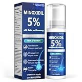 Minoxidil for Men and Women, Hair Growth Serum with Biotin, Rosemary and Batana for Hair Beard Regrowth Treatments Extra Strength Hair Loss Solution, Clinically Proven to Regrow Thicker, 60ML