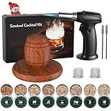 Whiskey Smoker Kit with Torch, Birthday Gifts for Him, Men, Dad, Husband, Cocktail Smoker Infuser Kit Old Fashioned Drink Smoker Kit Fathers Day Bourbon Whiskey Gifts