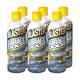 B’Laster Garage Door Lubricant Spray – Premium Silicone Garage Door Lube – Reduces Friction, Quiets Noisy Operation, Tack-Free Formula that Won’t Attract Dust or Dirt – 9.3oz (Case of 6)