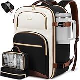 LOVEVOOK Travel Essentials Carry on Backpack 40L Travel Backpack for Women Men,Waterproof TSA Personal Item Travels Bag Airline Flight Approved,Large Carry on Luggage Laptop Backpack with Packing Cube