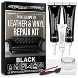 ARCSSAI Black Leather Repair Kit, Vinyl Repair Kit for Car Seats & Couches