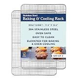Ultra Cuisine Cooling and Baking Rack Set - Cooling Racks -11.5'' x16.5''