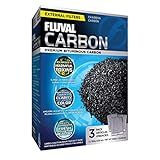 Fluval Carbon Filter Media for Aquariums, Premium Bituminous Carbon Inserts, 100-gram Nylon Bags, 3 Count (Pack of 1), A1440