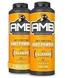 Anti Monkey Butt Body Powder for Women & Men - Talc-Free - Hypoallergenic Formula for Anti-Chafing & Anti-Itch Relief - Absorbs Sweat & Fights Friction with Calamine - 8 oz (Pack of 2)