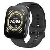 Amazfit Bip 5 Smart Watch 46mm, GPS, Amazon Alexa Built-in, Bluetooth Calling, 10-Day Battery, Heart-Rate & VO2 Max, Sleep Health Monitoring, AI Fitness Tracker App, for Android & iPhone, Black