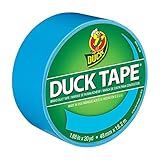 Duck Brand 1311000 Color Duct Tape, Electric Blue, 1.88 Inches x 20 Yards, Single Roll