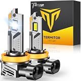 Termitor H11/H8/H9 Light Bulbs, 90,000LM 15X Ultra Bright, Plug N Play