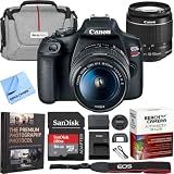 Canon EOS Rebel T7 DSLR Camera with EF-S 18-55mm F3.5-5.6 is II Lens Bundle
