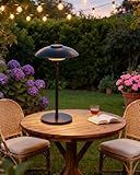 Cobuy Electric Patio Heater, 1500W Infrared Tabletop Heaters for Indoor Oudoor Use, IP55 Waterproof, Tip-over & Overheating Protection, Quiet Operation, Perfect for Garden, Balcony, Garage, Backyard