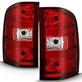 ACANII - For 2007-2013 Chevy Silverado 1500 2500HD 3500HD Pickup Truck Tail Lights Lamps Assembly Driver & Passenger