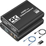 Capture Card 4K HDMI Video Streaming to USB 3.0 1080P 60FPS Capture Device