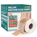 Silicone Scar Sheets, Silicone Scar Tape(1.6"x 79"), Professional Scar Removal Treatment, Reusable Silicone Scar Strips for Keloids, Surgeries Scars, C-sections, and Burns