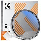 K&F CONCEPT 52mm Circular Polarizer Filter Ultra-Slim 18 Multi-Coated Optical Glass Circular Polarizing Filter for Camera Lenses with Cleaning Cloth (K Series)