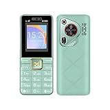 KostSell Unlocked Senior Cell Phone, Big Button 3 SIM Senior Phone, Easy to Use Mobile Phone with Large Capacity Battery, Flashlight, Voice Recorder, Calendar, Alarm Clock, Calculator (Green)