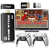 2025 New Upgrade Retro Gaming Console Pro, Vide Game Consoles with 4K HDMI, Built-in 20000+ Games & 23 Emulators, Plug and Play Video Gaming Consoles with Upgrade Dual 2.4G Wireless Controllers (64G)