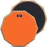 SLINT 12” Double-Sided Practice Pad – 2-Surface Drumming Trainer for Snare Practice, Quiet Home Use, Kids & Beginners