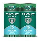 Mitchum 72H Odor Protection Antiperspirant Deodorant, Clean Control, 2 pack