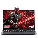 Gaming Laptop with AMD Ryzen7 7730U Processor（Up to 4.5GHz,8C/16T),16GB DDR4 RAM 512GB SSD, AMD Radeon Graphics,WiFi 6,15.6 inch IPS Display,Webcam, Windows 11 Laptop Computer for Video Editing