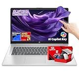 HP 17-inch Touchscreen Business Laptop - AMD Ryzen 5 7430U(4.3GHz Max) · HD+ Display · AI Copilot Key · Fast Charge · Privacy Camera · Wi-Fi 6 · Win 11 Pro · w/Accessory (32GB RAM | 1TB SSD)