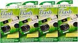 Fujifilm QuickSnap Flash 400 One Time Use 35mm Camera with, 27 Exposures, 4-Pack